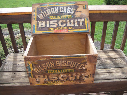 Wilson Biscuit Crate - Vintage Affairs - Vintage By Design LLC