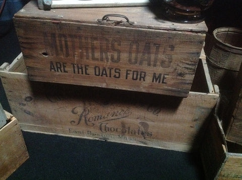 Large Vintage Romance Chocolate Crate - Vintage Affairs - Vintage By Design LLC
