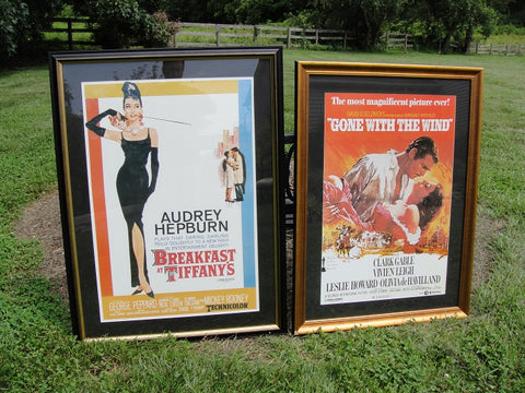 Framed Movie Posters (#1073D)(#1073E) - Vintage Affairs - Vintage By Design LLC
