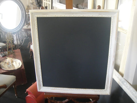 White Framed Chalkboard (#1086E) - Vintage Affairs - Vintage By Design LLC