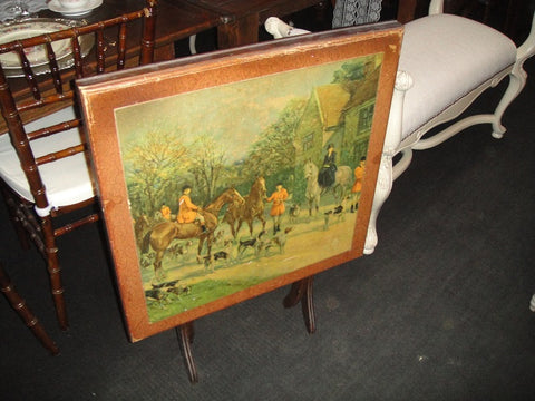 Decorative Equestrian Fire Stand/Table (#1115B) - Vintage Affairs - Vintage By Design LLC
