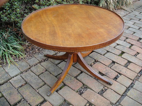 Small Round Mersman Coffee Table (#1134H) - Vintage Affairs - Vintage By Design LLC
