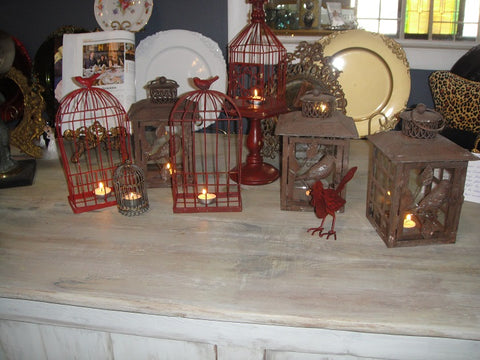 Birdcage Lanterns (#1224A) - Vintage Affairs - Vintage By Design LLC