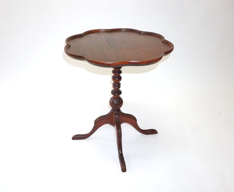 Mahogany Candle Stand/Table (#1160A) - Vintage Affairs - Vintage By Design LLC
