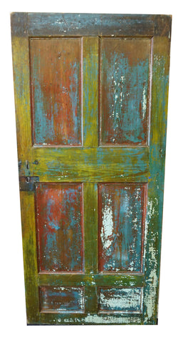 Six Panel Color Splash Door (#1343) - Vintage Affairs - Vintage By Design LLC