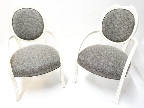 Grey Deco Style Chairs - Vintage Affairs - Vintage By Design LLC