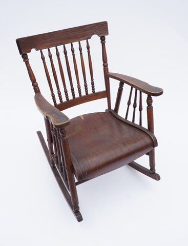 Wooden Rocking Chair - Vintage Affairs - Vintage By Design LLC