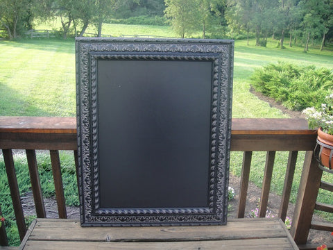 Black Framed Chalkboard (#1086D) - Vintage Affairs - Vintage By Design LLC