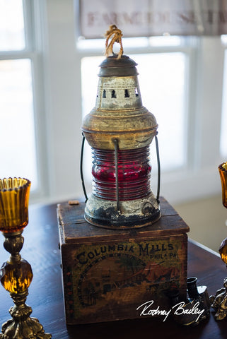 Old Ship Lantern - Vintage Affairs - Vintage By Design LLC