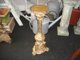 Gold Gilded Candlestand - Vintage Affairs - Vintage By Design LLC