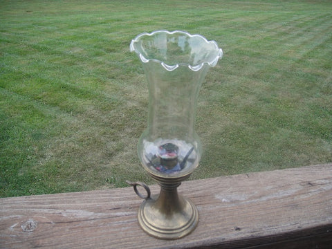 Fingerheld Brass Candleholder - Vintage Affairs - Vintage By Design LLC