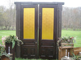 Amber Glass Doors Reveal (#1342) - Vintage Affairs - Vintage By Design LLC