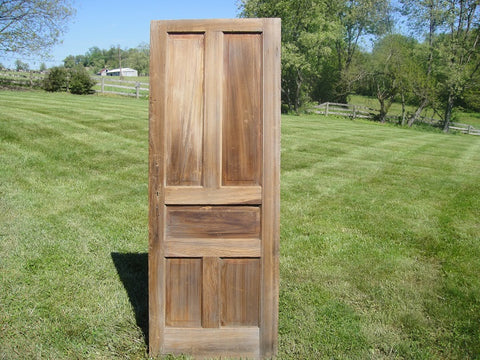 Five Panel Brown Door (#1345) - Vintage Affairs - Vintage By Design LLC