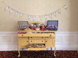 Yellow Shabby Chic Sideboard/Cake Table/Console (#1163) - Vintage Affairs - Vintage By Design LLC