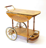 Painted Wine Cart - Vintage Affairs - Vintage By Design LLC