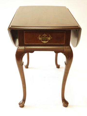 Dark Cherry Pembroke Table (#1150A) - Vintage Affairs - Vintage By Design LLC
