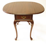 Dark Cherry Pembroke Table (#1150A) - Vintage Affairs - Vintage By Design LLC