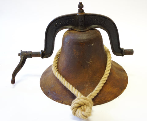 Old Schoolhouse Bell circa 1884 - Vintage Affairs - Vintage By Design LLC