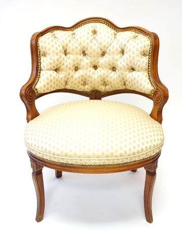 Petite Boudoir Chair - Vintage Affairs - Vintage By Design LLC