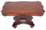 Cherry Wood Victorian Coffee Table (#1134D) - Vintage Affairs - Vintage By Design LLC