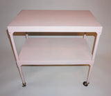 Shabby Chic Pink Metal Cart/Cake Table - Vintage Affairs - Vintage By Design LLC