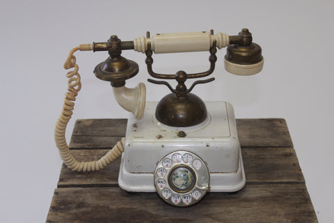 Vintage French Continental Telephone - Vintage Affairs - Vintage By Design LLC