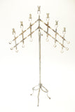 Pair of Shabby Chic Tall Candelabras (#1246) - Vintage Affairs - Vintage By Design LLC